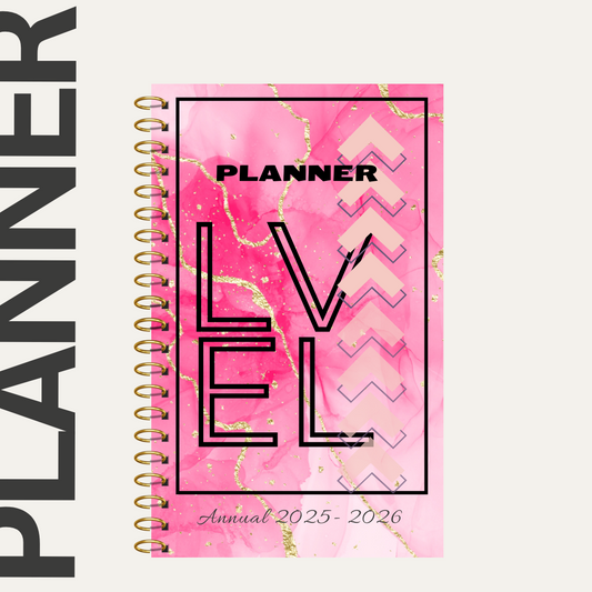 Digital Level Up Annual 2 Year Planner 2025- 2026