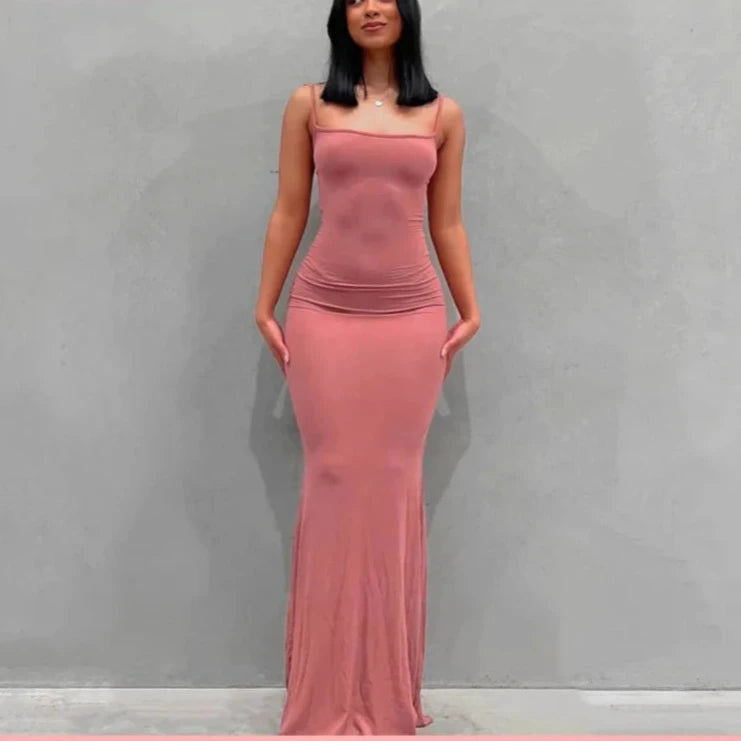 Satin Just because Maxi Dress 2023