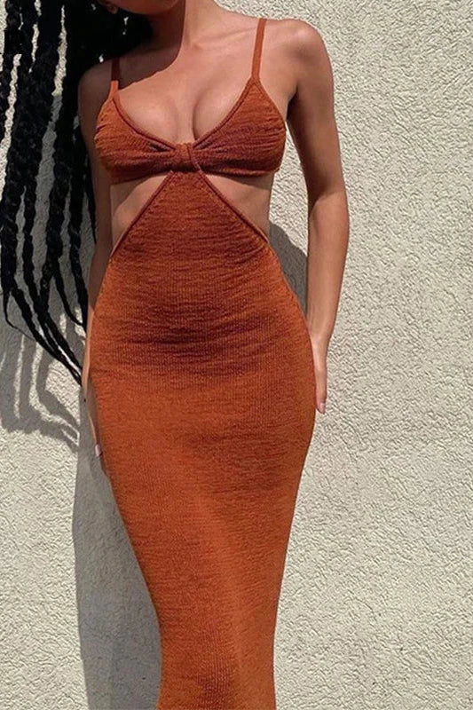 Knitted Femme CutOut Sundress