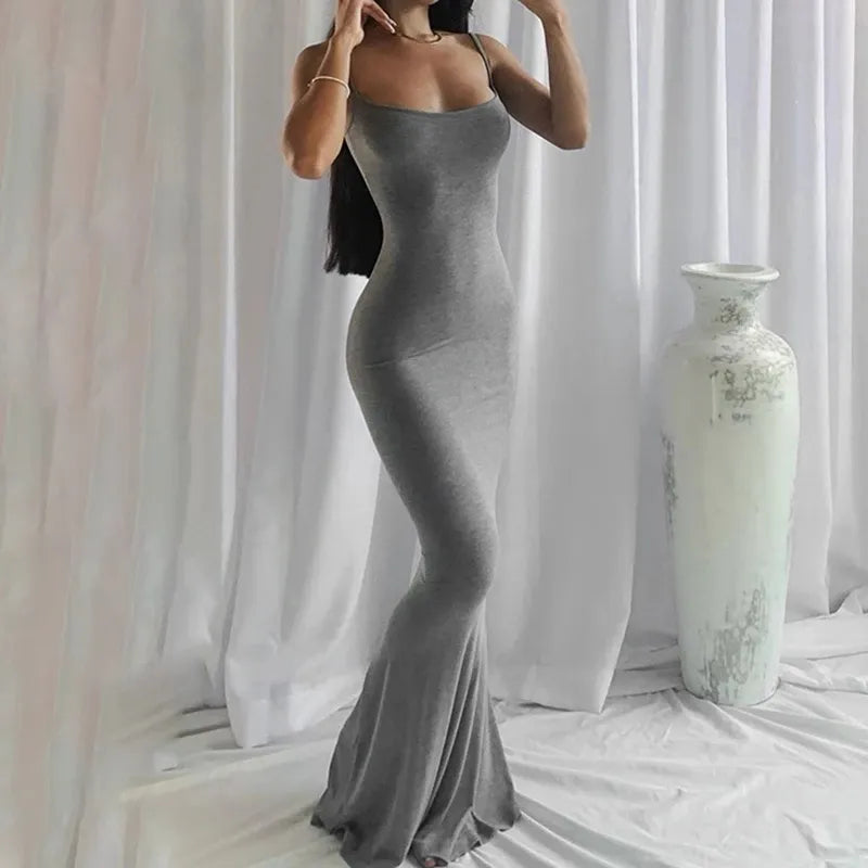 Satin Just because Maxi Dress 2023