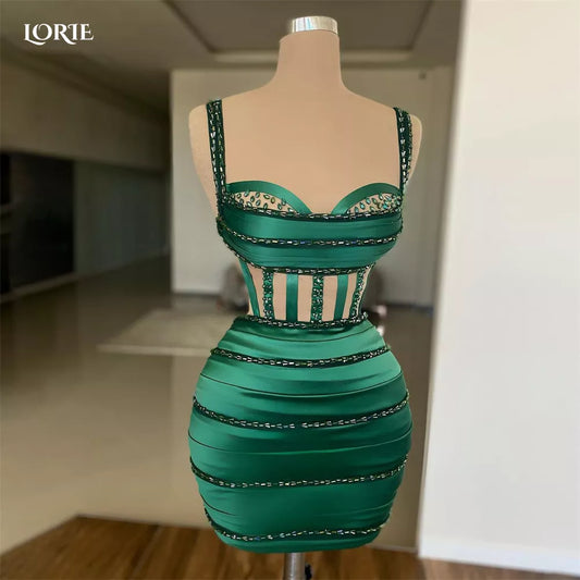 Emerald Cocktail Evening Dress