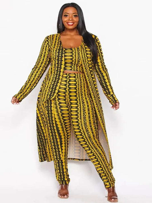 Plus Curvy Oversize Three Piece Set