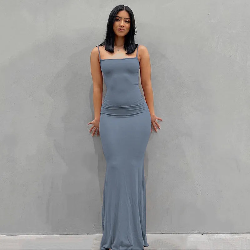 Satin Just because Maxi Dress 2023